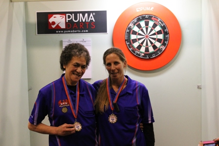 Ladies Pairs Winners T Williams & T Mears