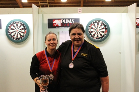 Ladies Singles Leah Price (Winner) & Anna Neho (Runner Up)