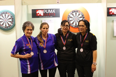 Ladies Pairs Winners and Runners Up