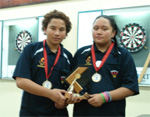 Region 2 pairing of  Selwyn Robson & Maria Siavale Junior Mixed Pairs Winners