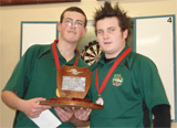Region 12's pairing of Jonathan Silcock & Marc Carberry Youth Boys Pairs Winners