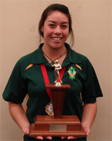 Region 10's Toni Toka Youth Girls Singles Winner