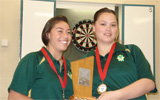 Region 10's pairing of Toni Toka & Krystal Daly Youth Girls Pairs Winners