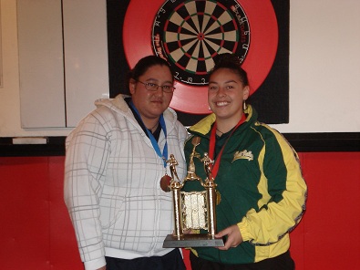 Ladies Singles Runner Up and Winner