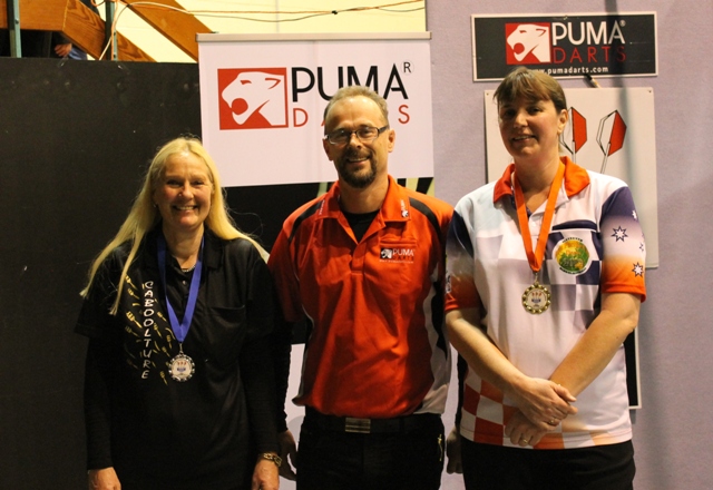 Puma Open Jane Harrington (Runner Up) Peter McCormick (Managing Director Puma) Jo Steed (Winner)