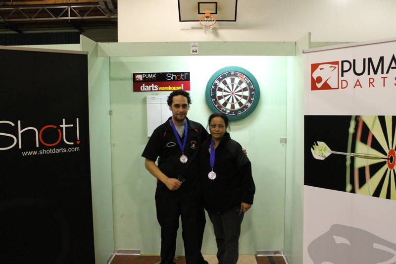 Mixed Pairs Runners Up Cody & Teamo Harris