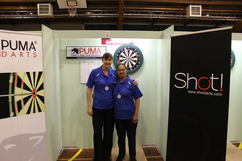 NZDC Ladies Pairs Runners Up 2014 Jo Steed & Treena Baker