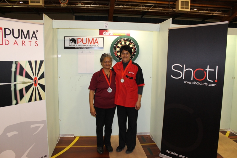 NZDC Ladies Pairs Winners 2014 Jannette Jonathan & Lorraine Pike