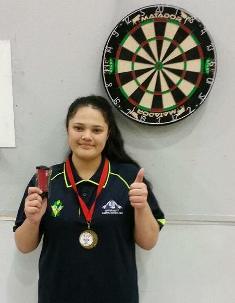 Youth Girls Singles Winner Penny Tekira