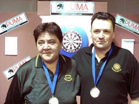 Kingsgate Hotel Mixed Pairs Runners Up Rob Szabo & Anna Neho