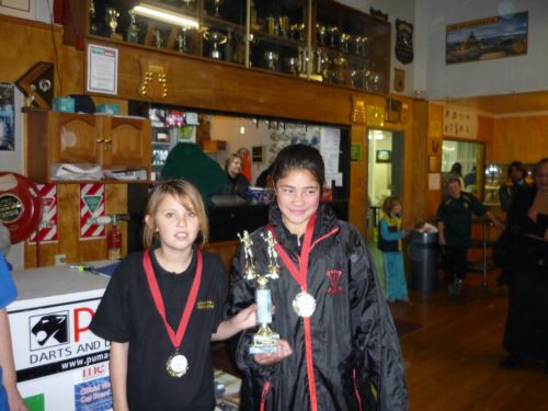 Junior Girls Pairs Winners H KOKIRI-PRICE - C PAENGA