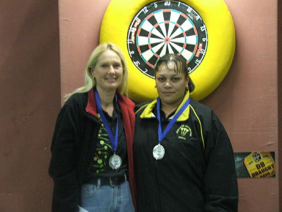 DB Draught Ladies Pairs Runners Up Jane Harrington & Piki Morrison