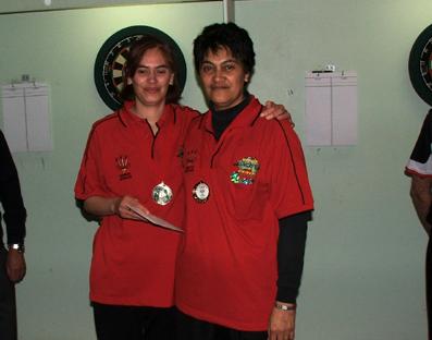 Ladies Pairs Winners Marion Morgan & Jannette Jonathan