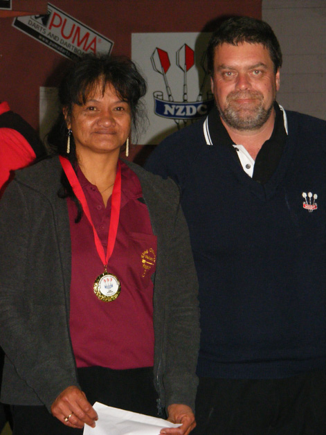 Ladies Singles Winner Mihi George