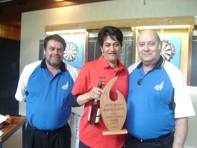 Ladies Singles Winner Jannette Jonathan