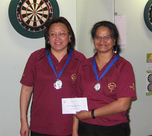 New Zealand Community Trust Ladies Pairs Runners Up Millie Flintoff & Mihi George 