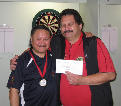 New Zealand Community Trust Men's Pairs Winners Monti Tuhua & Robert Grant