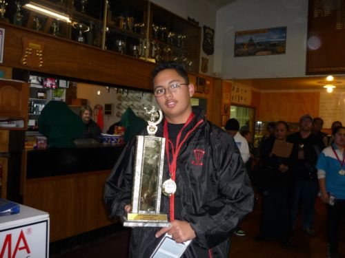 Youth Boys Singles Winner  L TEMARAMA