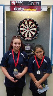 Junior Girls Pairs 2014 Winners T Padget & T Kahaki