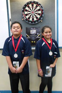 Junior Mixed Pairs 2014 Winners R Rauraa & T Kahaki