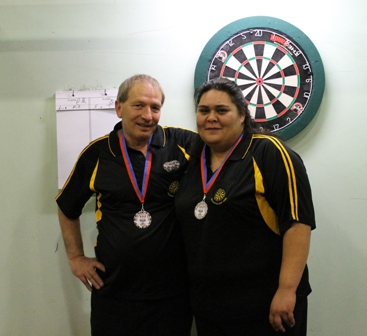 Mixed Pairs Runners Up Frank Coory & T Horua